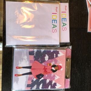 Clip board with 2 note pads, and 1 spiral note pad